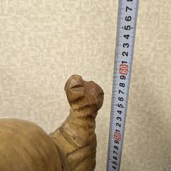 布袋像　木彫の画像