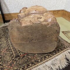 布袋像　木彫の画像