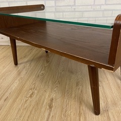 ガラステーブル　コーヒーテーブルの画像