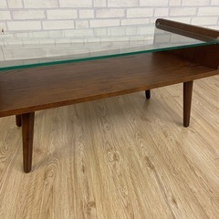 ガラステーブル　コーヒーテーブルの画像