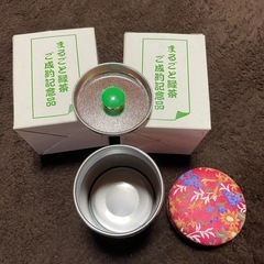 【未使用】ミニ茶筒（2つ）の画像
