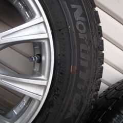 スタッドレス4本　１４５／８０Ｒ１３　アルミホイ－ル美品の画像
