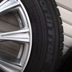 スタッドレス4本　１４５／８０Ｒ１３　アルミホイ－ル美品の画像
