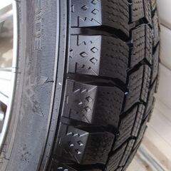 スタッドレス4本　１４５／８０Ｒ１３　アルミホイ－ル美品の画像