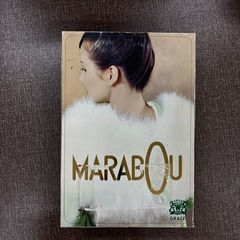 成人式　MARABOU ホワイト フェイクファーショールの画像