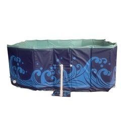 【新品】プール 非膨張式 折り畳み家庭用プール｜空気入れ不要1秒高速開閉＆収納便利の画像