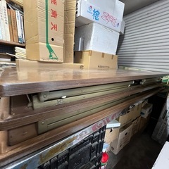 作業テーブル イス の画像