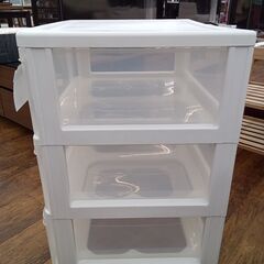 ★リユースのサカイ水戸店★  プラチェスト クリア系 H69×D50×W63 クリーニング済み MT6520の画像