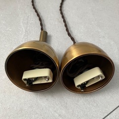 ニトリ ペンダントソケット ビンテージ 2個セットの画像