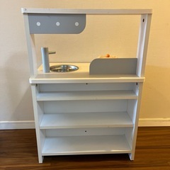 おままごと　木製キッチン台　お店屋さんごっこ
の画像