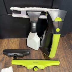 ほぼ新品 DOSHISHA DWC-1501 GREEN 充電式窓用クリーナーの画像
