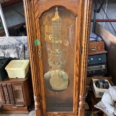 置き時計　Sligh製のグランドファーザークロック　動作未確認の画像