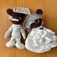 ウェディング　ぬいぐるみ　
ミッキー　ミニーの画像