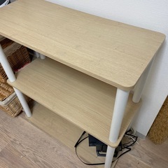 木目 シェルフの画像