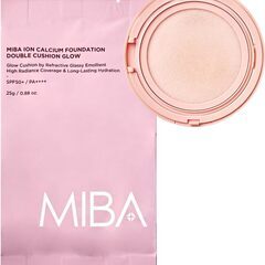 【詰替リフィルつき】MIBA イオンカルシウムファンデーション ダブルクッションRXの画像