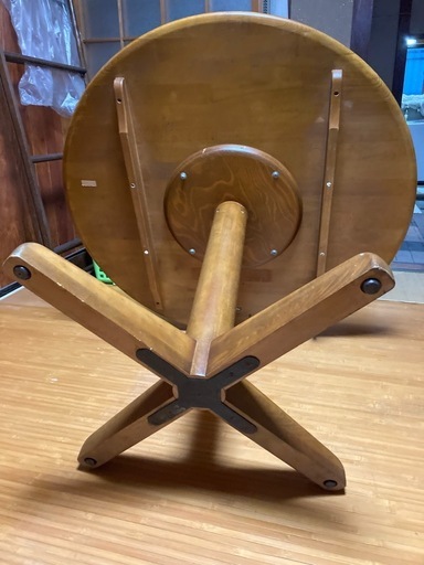 KARIMOKU カリモク 木製円形テーブル天板100cm 丸テーブル サイド