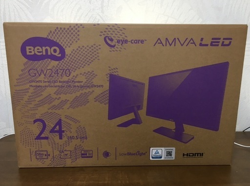 【美品】BenQ GW2470 23.8インチ モニター