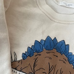 80.90サイズ　こども服　ベビー服　恐竜　3枚セットの画像