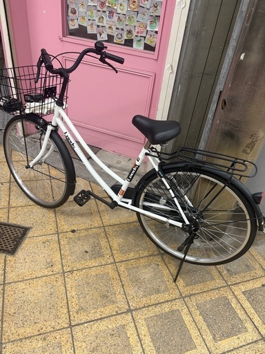 美品　シティーバイク　自転車　通勤通学　26インチ