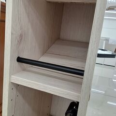 ★リユースのサカイ日立店★HJ8494  収納棚 ナチュラルホワイト H81×D28.5×W15 クリーニング済み の画像