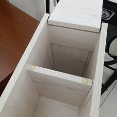 ★リユースのサカイ日立店★HJ8494  収納棚 ナチュラルホワイト H81×D28.5×W15 クリーニング済み の画像