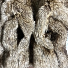 新品未使用 ハッカキッズ　フェイクファー　コート　 の画像