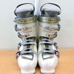 25cm 297mm■HEAD ヘッド レディーススキーブーツ Edge +8.5 パールホワイト系 スキー靴 札幌 西区 西野店の画像