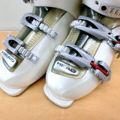 25cm 297mm■HEAD ヘッド レディーススキーブーツ Edge +8.5 パールホワイト系 スキー靴 札幌 西区 西野店の画像