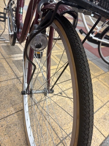 超美品　通勤通学　シティーバイク　自転車　26インチ　