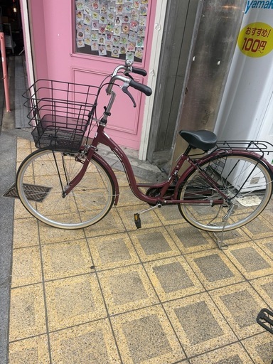 超美品　通勤通学　シティーバイク　自転車　26インチ