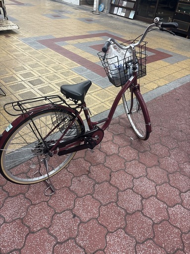 超美品　通勤通学　シティーバイク　自転車　26インチ　