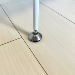 ガラス ロー テーブル　ウッド調北欧  の画像