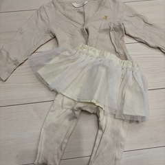 子供秋冬服　女の子　80サイズの画像