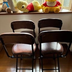 ニトリ折りたたみチェアー　の画像