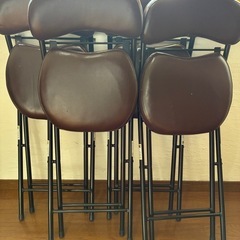 ニトリ折りたたみチェアー　の画像