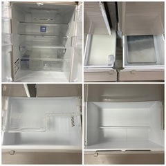 三菱 ノンフロン冷凍冷蔵庫 MR-R44A-F 2016年製 グロッシーブラウン 435L 6ドアの画像