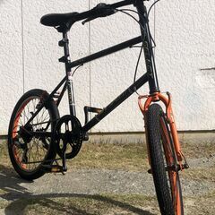 ミニベロクロスバイク20インチ外装6段変速の画像