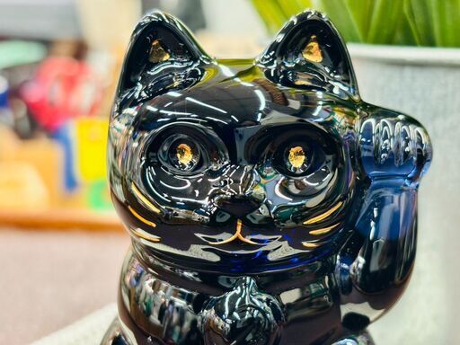 バカラ 招き猫｜ミッドナイト (愛品館千葉店) 東千葉のインテリア雑貨