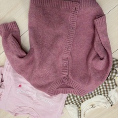 子供秋冬服　女の子　90サイズの画像