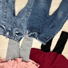 子供秋冬服　女の子　90サイズの画像