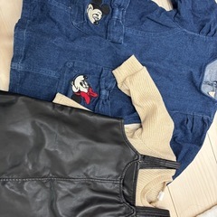 子供秋冬服　女の子　90サイズの画像