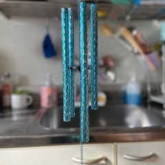 アルミ製 クラシック ドアベル ドアチャイム 蝶 モチーフ 良い音色を奏でます 中古品  の画像