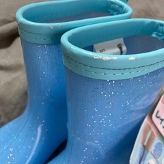 無償てさしあげます。レインブーツ新品18センチの画像