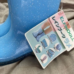 無償てさしあげます。レインブーツ新品18センチの画像