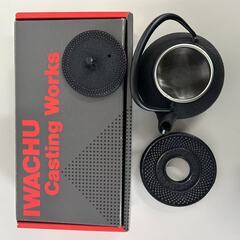 南部鉄瓶　　急須　岩鋳３型アラレ　新品　　取引場所：富田林市もしくは大阪市西淀川区の画像