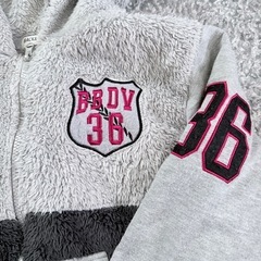 140 フリースフード付きパーカーの画像