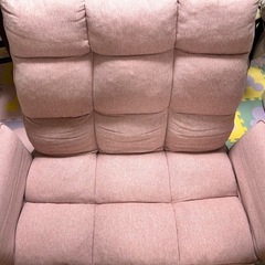 [ URBAN ] スーパー ハイバック (ピンク)【 どんな部屋にも合うカラーバリエーション 】 ハイバックソファー カウチソファー カウチソファ 2人掛け ローソファ ローソファー 1人掛け カウチ ソファ （ 小さいお部屋にも使える省スペース設計 ）の画像