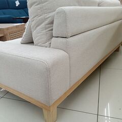 ★リユースのサカイ日立店★HJ8488  ソファ ベージュ H63×D74×W147 クリーニング済み の画像