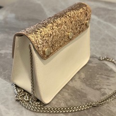 FURLA ショルダーバッグ ゴールドの画像
