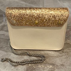 FURLA ショルダーバッグ ゴールドの画像
